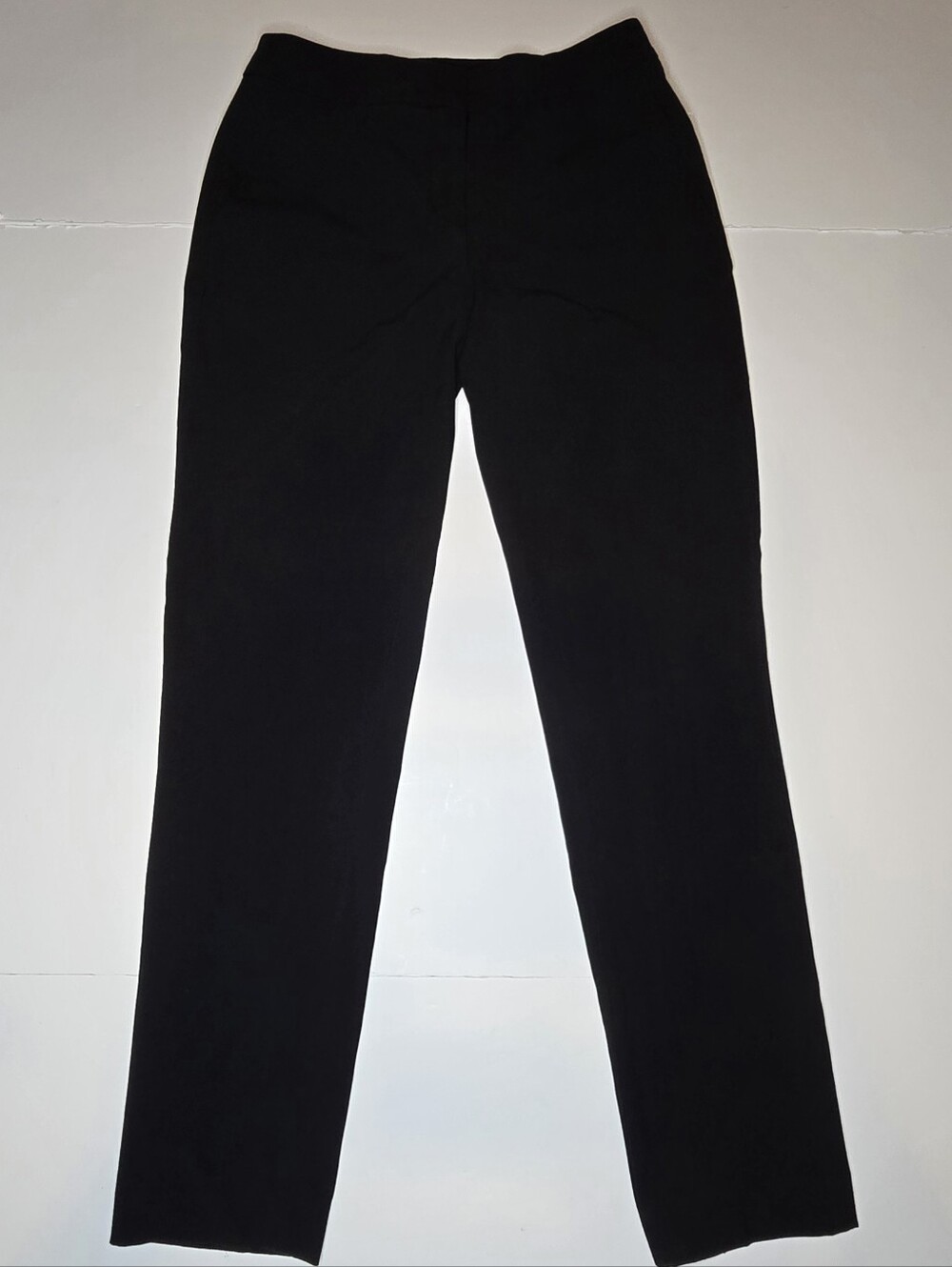 Bar III Women's Black Straight Leg Dress Pants Size 0 Stretch Career Slacks